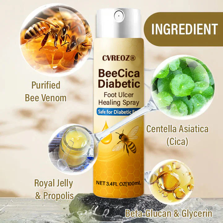 CVREOZ® DiaCure Bee Venom & Centella Diabetic Foot Ulcer Spray 3 CVREOZ® DiaCure Bee Venom & Centella Diabetic Foot Ulcer Spray