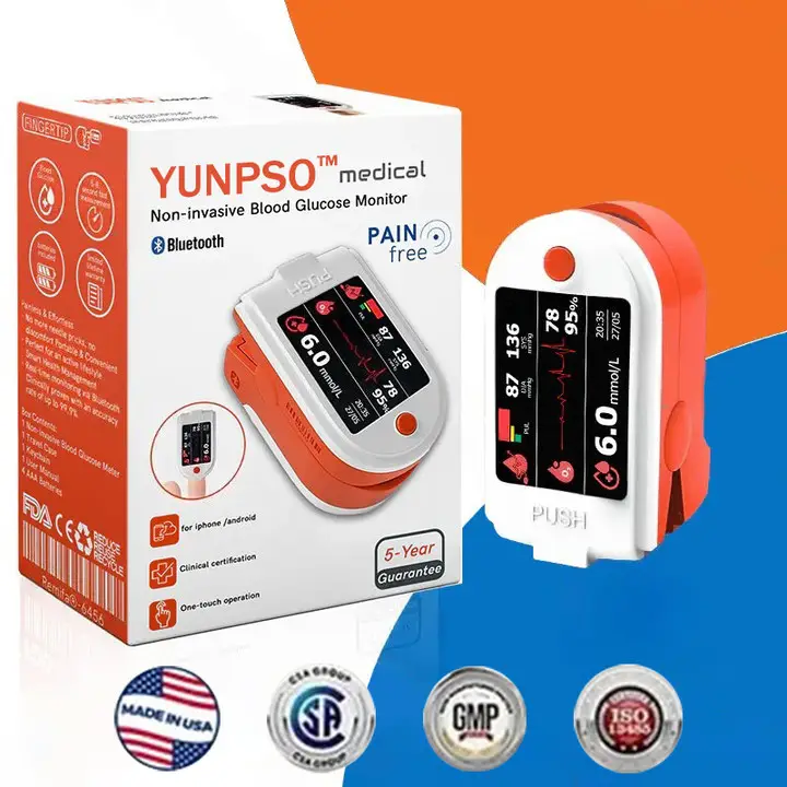 YUNPSO™ Non-Invasive 4-in-1 Advanced Glucose Monitor 1 YUNPSO™ Non-Invasive 4-in-1 Advanced Glucose Monitor