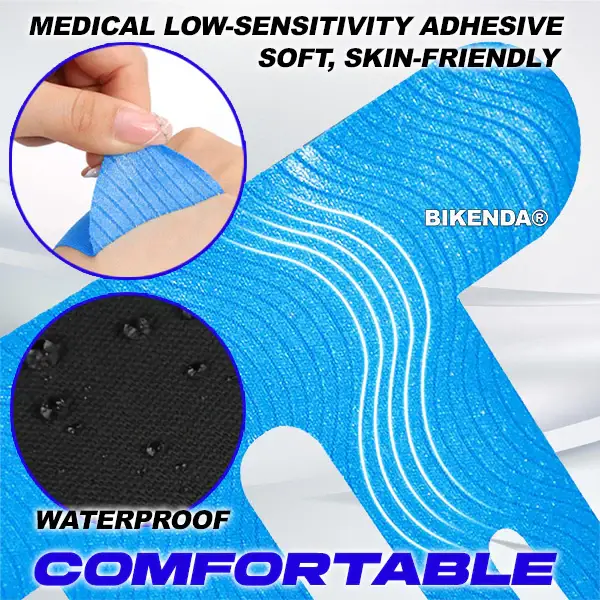 Bikenda® Precut Kinesiology Knee Tape 4 Bikenda® Precut Kinesiology Knee Tape