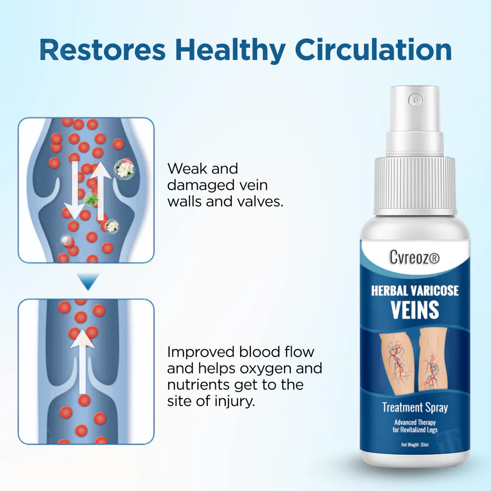 Cvreoz® Herbal Varicose Veins Treatment Spray 3 Cvreoz® Herbal Varicose Veins Treatment Spray