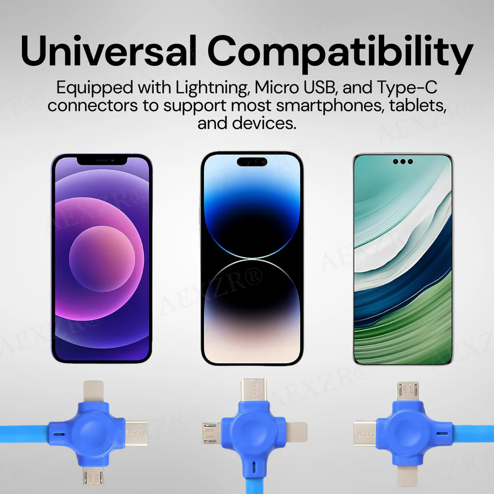 AEXZR® 3-in-1 Charging Cable Roll 5 AEXZR® 3-in-1 Charging Cable Roll
