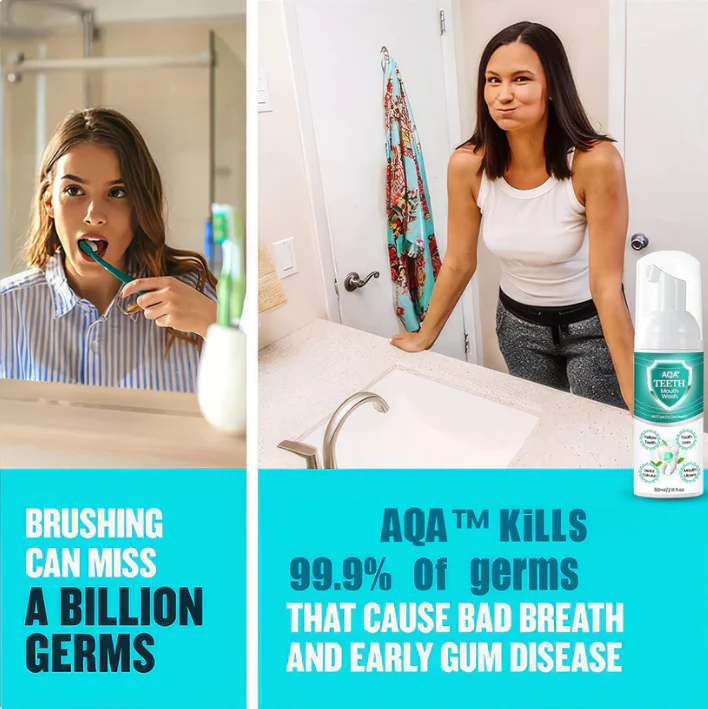 AQA™ NEW TEETH Mouthwash - Solve all Oral Problems 6 AQA™ NEW TEETH Mouthwash - Solve all Oral Problems