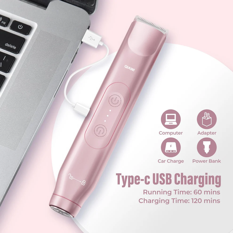 QIAWI™ 2-in-1 Women’s Electric Shaver