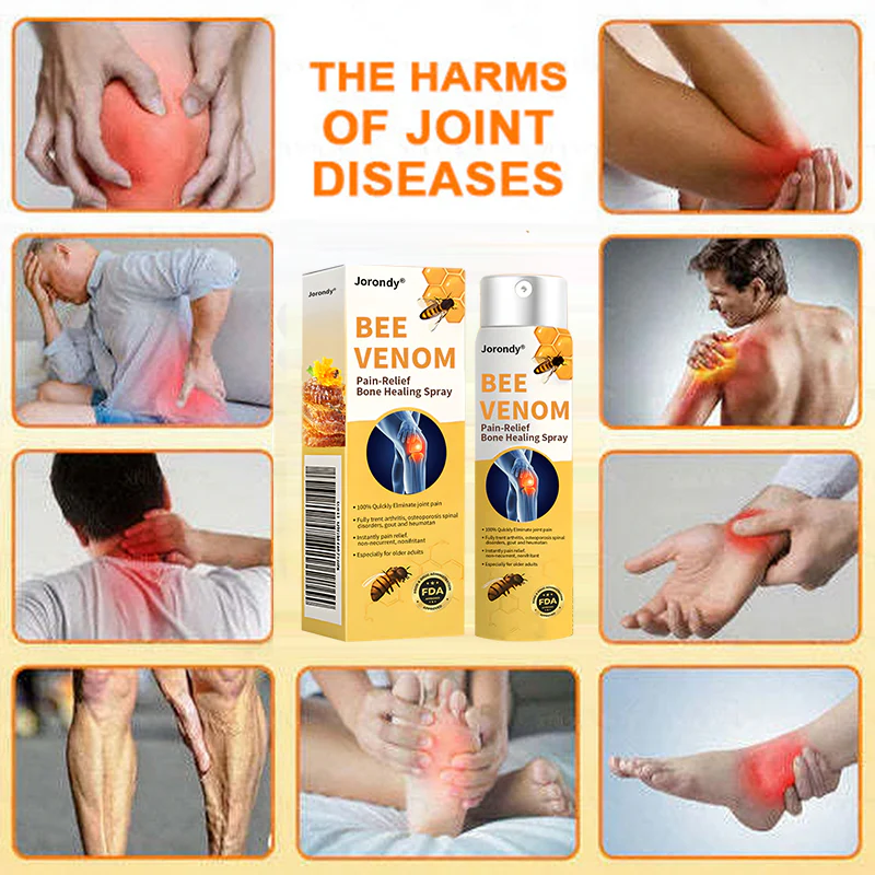 Jorondy® Bee Venom Pain-Relief Bone Healing Spray 5 Jorondy® Bee Venom Pain-Relief Bone Healing Spray