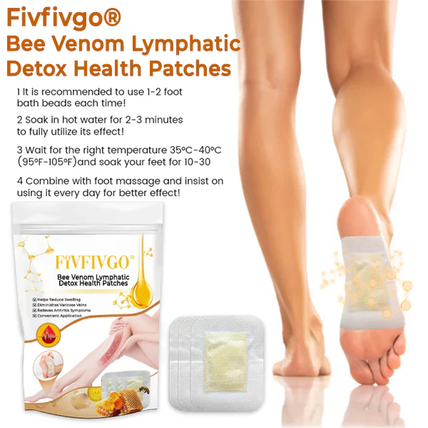 Fivfivgo® Bee Venom Lymphatic Detox Health Patches 8 Fivfivgo® Bee Venom Lymphatic Detox Health Patches