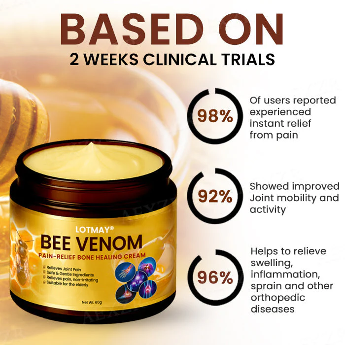 LOTMAY® Bee Venom Pain-Relief Bone Healing Cream 8 LOTMAY® Bee Venom Pain-Relief Bone Healing Cream