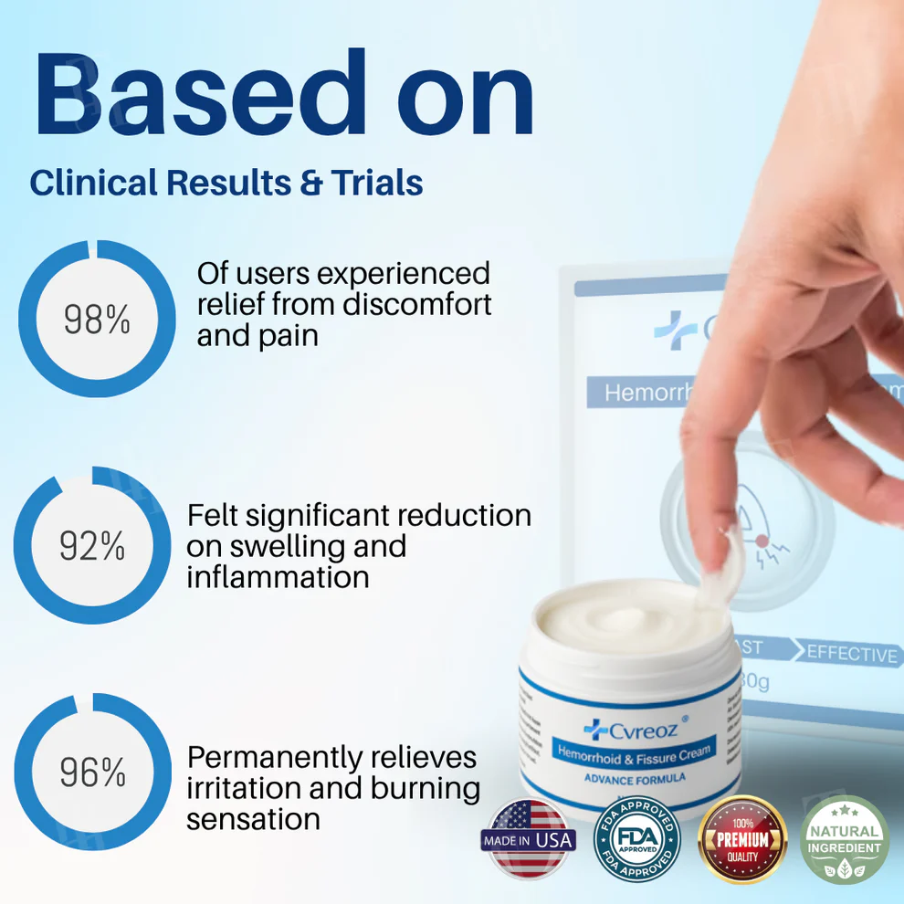 Cvreoz® Hemorrhoid & Fissure Cream 7 Cvreoz® Hemorrhoid & Fissure Cream