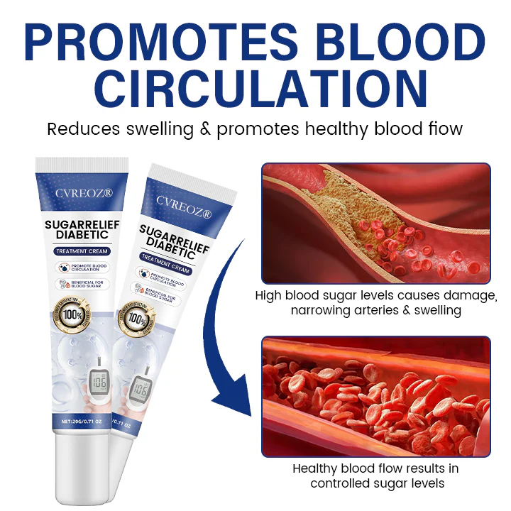 Cvreoz® SugarRelief Diabetic Treatment Cream 5 Cvreoz® SugarRelief Diabetic Treatment Cream