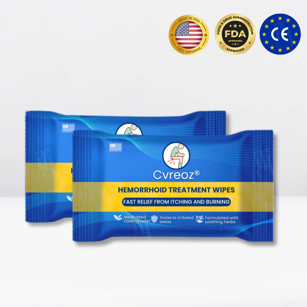 Cvreoz® Hemorrhoid Treatment Wipes 1 Cvreoz® Hemorrhoid Treatment Wipes
