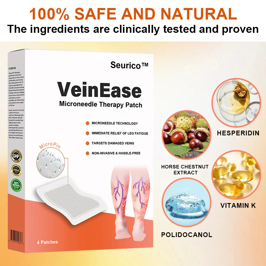 Seurico™ VeinEase Mikronadel-Therapie- Aufnaher 6 Seurico™ VeinEase Mikronadel-Therapie- Aufnaher