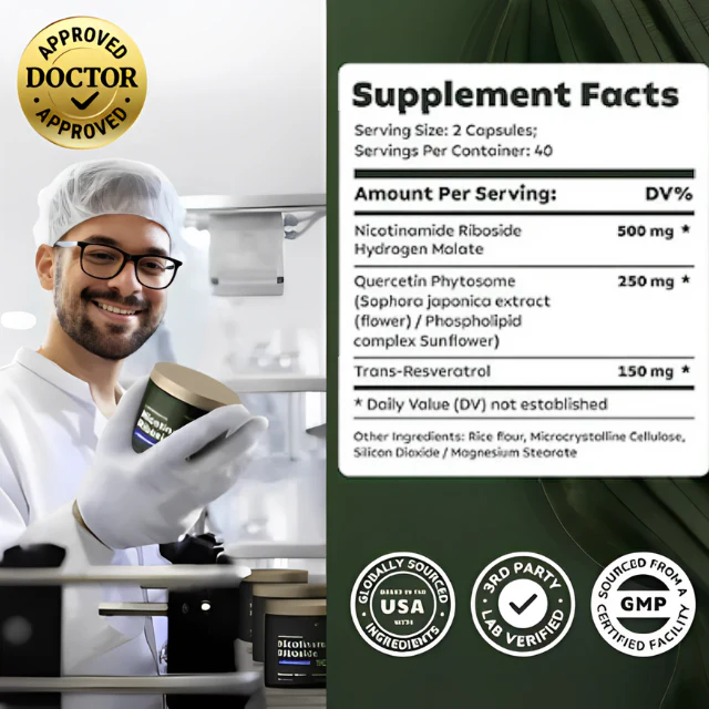 NAD+ Advanced: Nicotinamide Riboside + Resveratrol™ 4 NAD+ Advanced: Nicotinamide Riboside + Resveratrol™