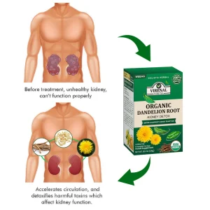 VIRENAL WEBAG™ Organic Dandelion Root Kidney Detox 11 VIRENAL WEBAG™ Organic Dandelion Root Kidney Detox