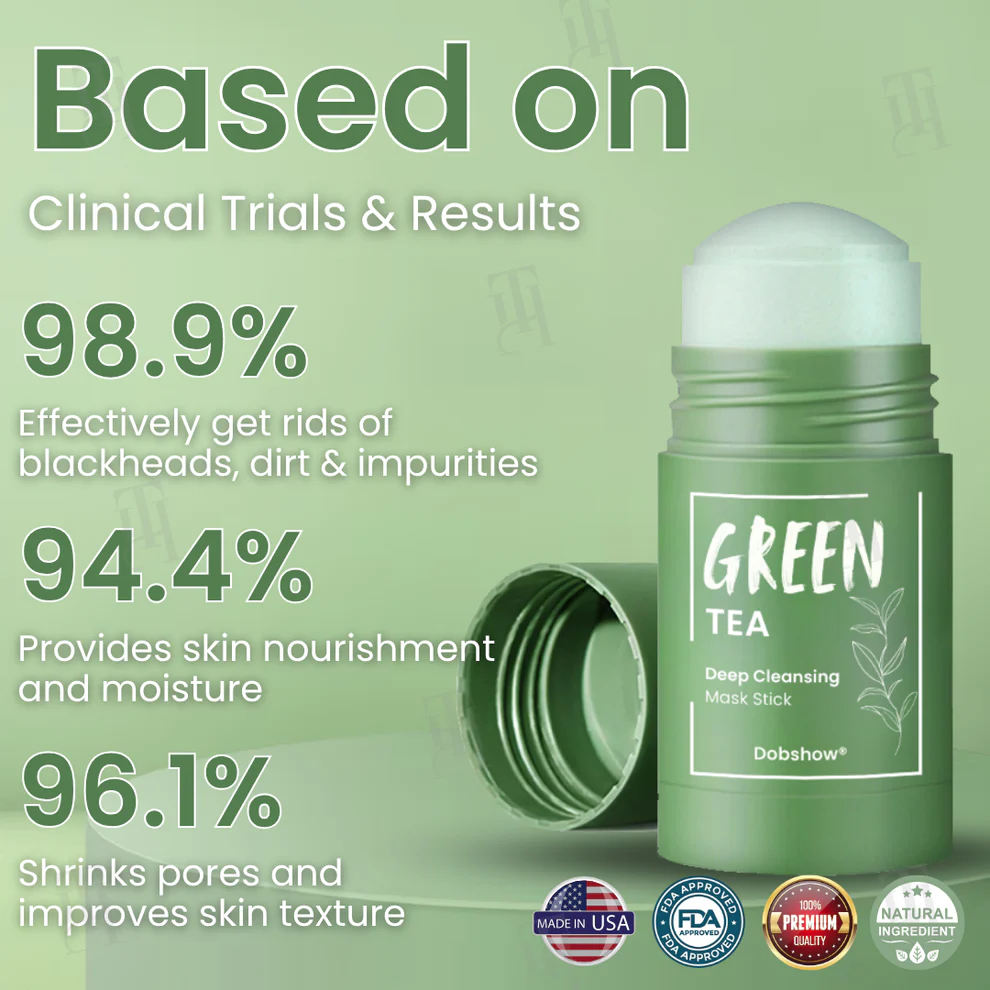 Dobshow® Green Tea Deep Cleansing Mask Stick 6 Dobshow® Green Tea Deep Cleansing Mask Stick