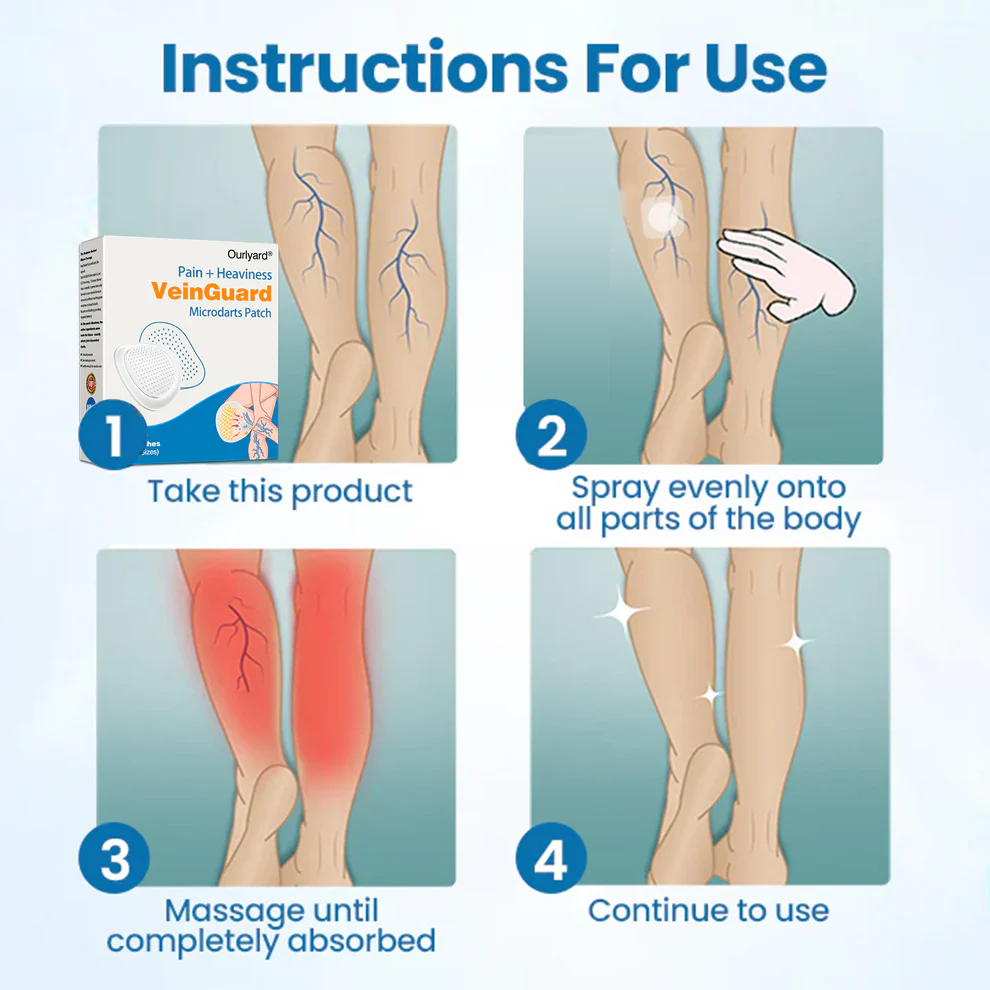 Ourlyard® VeinGuard Pain & Heaviness Microdarts Patch 10 Ourlyard® VeinGuard Pain & Heaviness Microdarts Patch