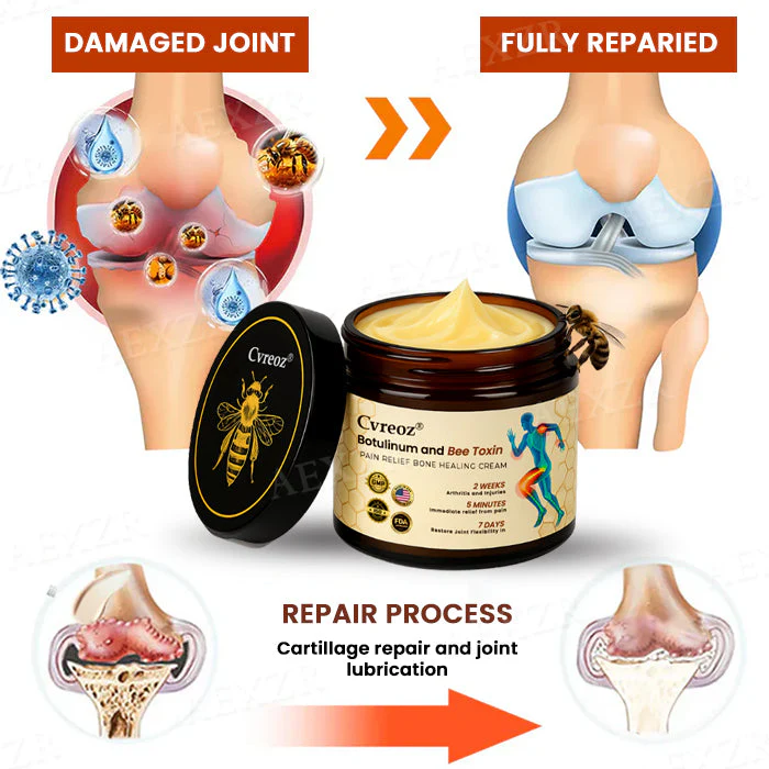 Cvreoz® Botulinum and Bee Toxin Pain Relief Bone Healing Cream 4 Cvreoz® Botulinum and Bee Toxin Pain Relief Bone Healing Cream