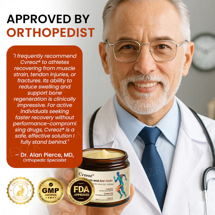 Cvreoz® Botulinum and Bee Toxin Pain Relief Bone Healing Cream 3 Cvreoz® Botulinum and Bee Toxin Pain Relief Bone Healing Cream