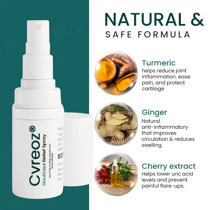 Cvreoz® GoutEase Relief Spray 6 Cvreoz® GoutEase Relief Spray
