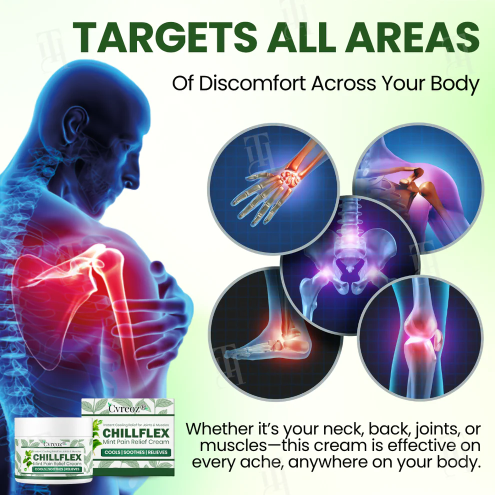 Cvreoz® Chillflex Mint Pain Relief Cream 4 Cvreoz® Chillflex Mint Pain Relief Cream