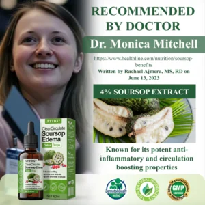 ATTDX® ClearCirculate Soursop Edema Detox Drops 21 ATTDX® ClearCirculate Soursop Edema Detox Drops