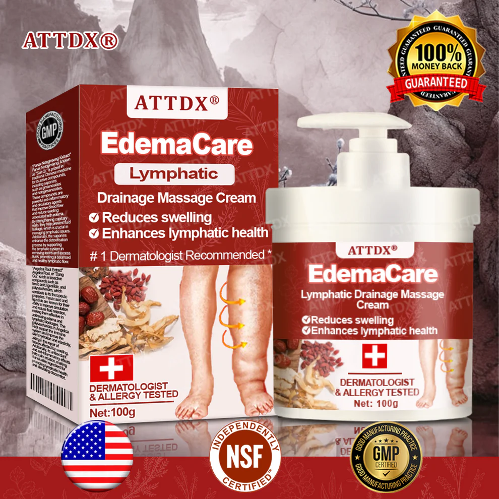 ATTDX® EdemaCare Lymphatic Drainage Massage Cream 1 ATTDX® EdemaCare Lymphatic Drainage Massage Cream
