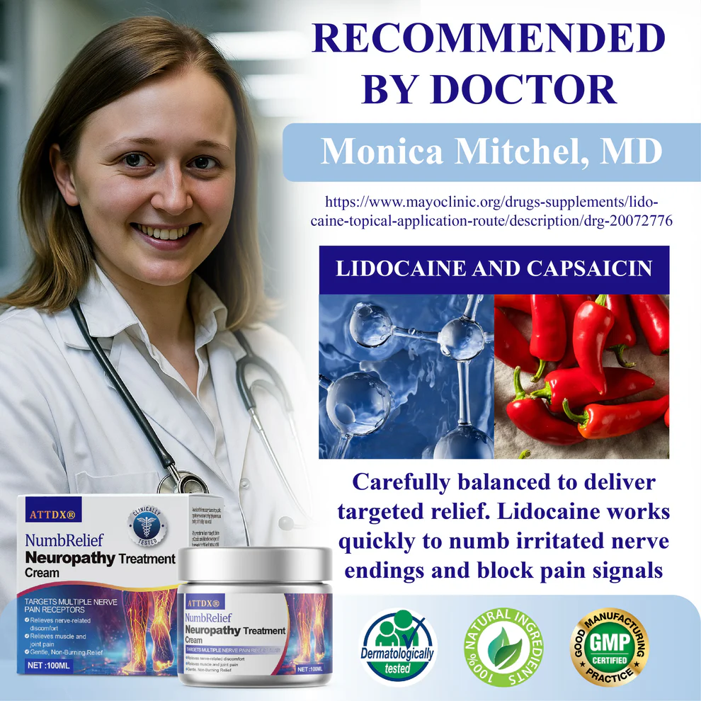 ATTDX® NumbRelief Neuropathy Treatment Cream 4 ATTDX® NumbRelief Neuropathy Treatment Cream