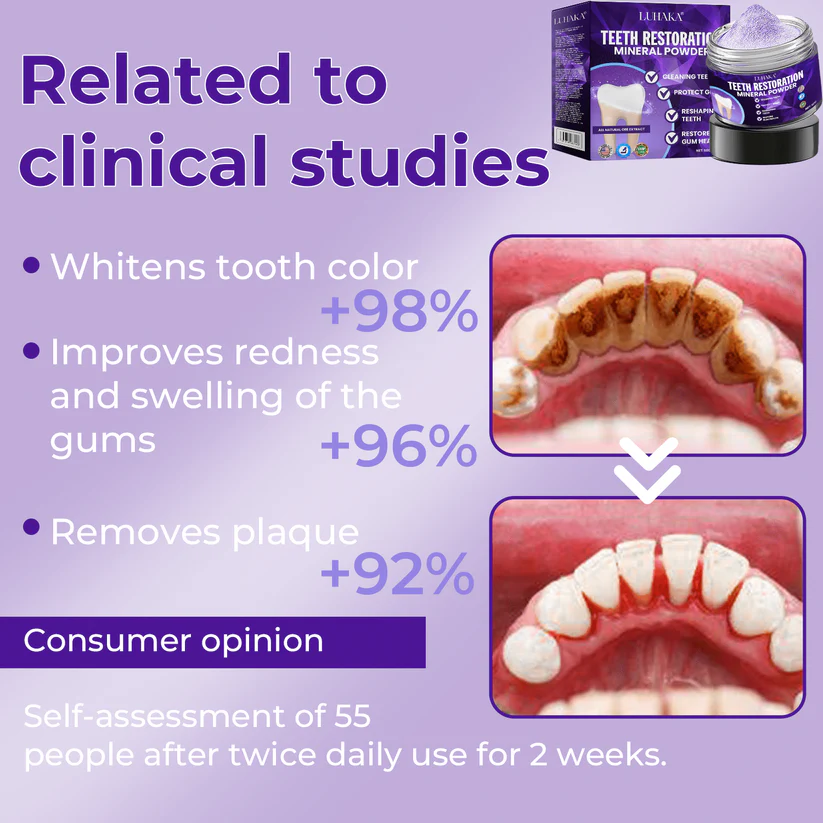 LUHAKA® Dental Repair Mineral Powder 9 LUHAKA® Dental Repair Mineral Powder