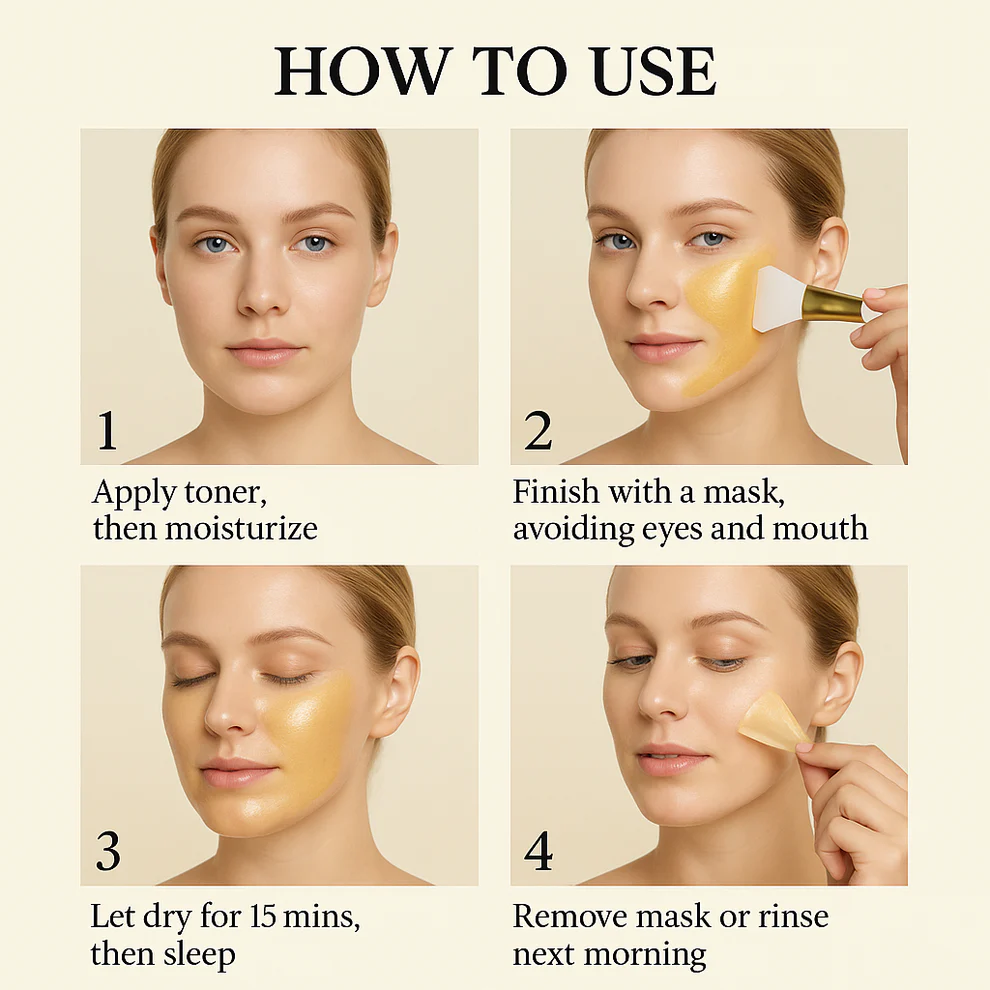 Kojic Acid Turmeric Overnight Mask 4 Kojic Acid Turmeric Overnight MaskKojic Acid Turmeric Overnight Mask