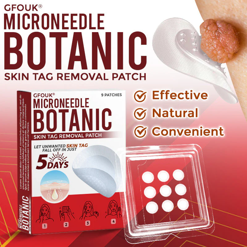GFOUK® MicroNeedle Botanic Skin Tag Removal Patch 1 GFOUK® MicroNeedle Botanic Skin Tag Removal Patch