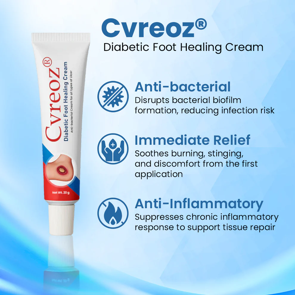Cvreoz® Diabetic Foot Healing Cream 6 Cvreoz® Diabetic Foot Healing Cream