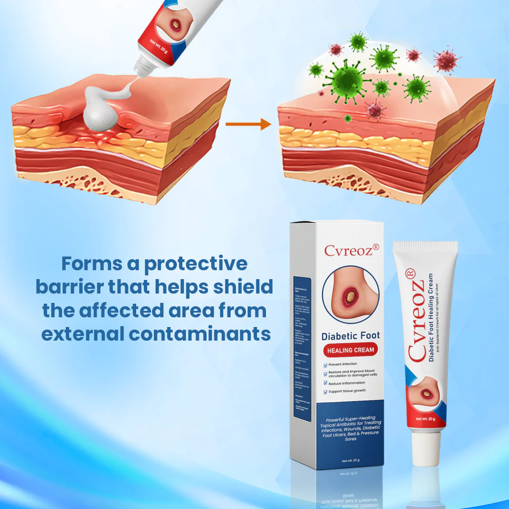 Cvreoz® Diabetic Foot Healing Cream 4 Cvreoz® Diabetic Foot Healing Cream