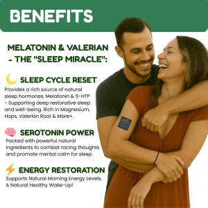Deep Sleep Patches - Melatonin, Valerian Root & Magnesium