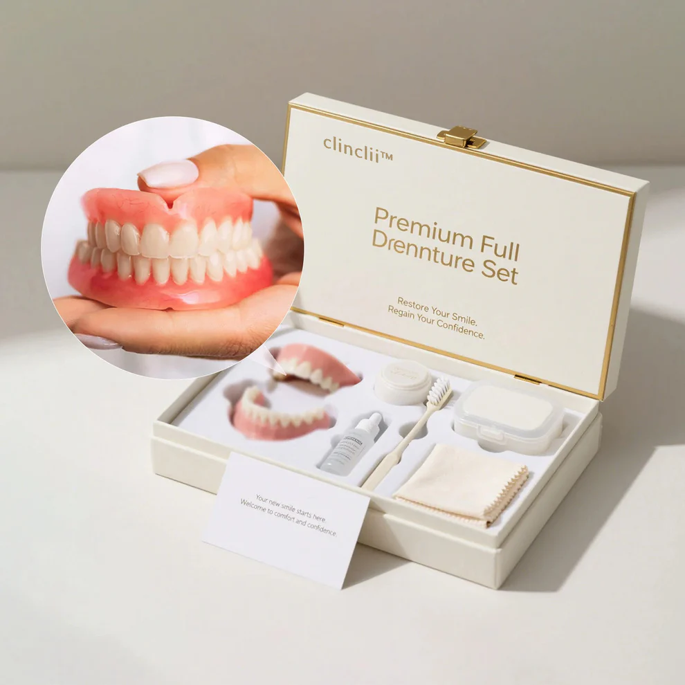 CLINCLII™ Advanced Customized Full Denture Set 1 CLINCLII™ Advanced Customized Full Denture Set