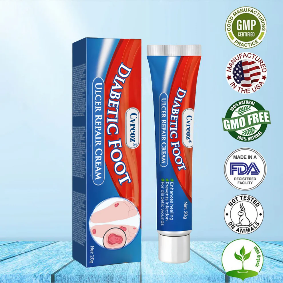 Cvreoz® Diabetic Foot Ulcer Repair Cream 1 Cvreoz® Diabetic Foot Ulcer Repair Cream
