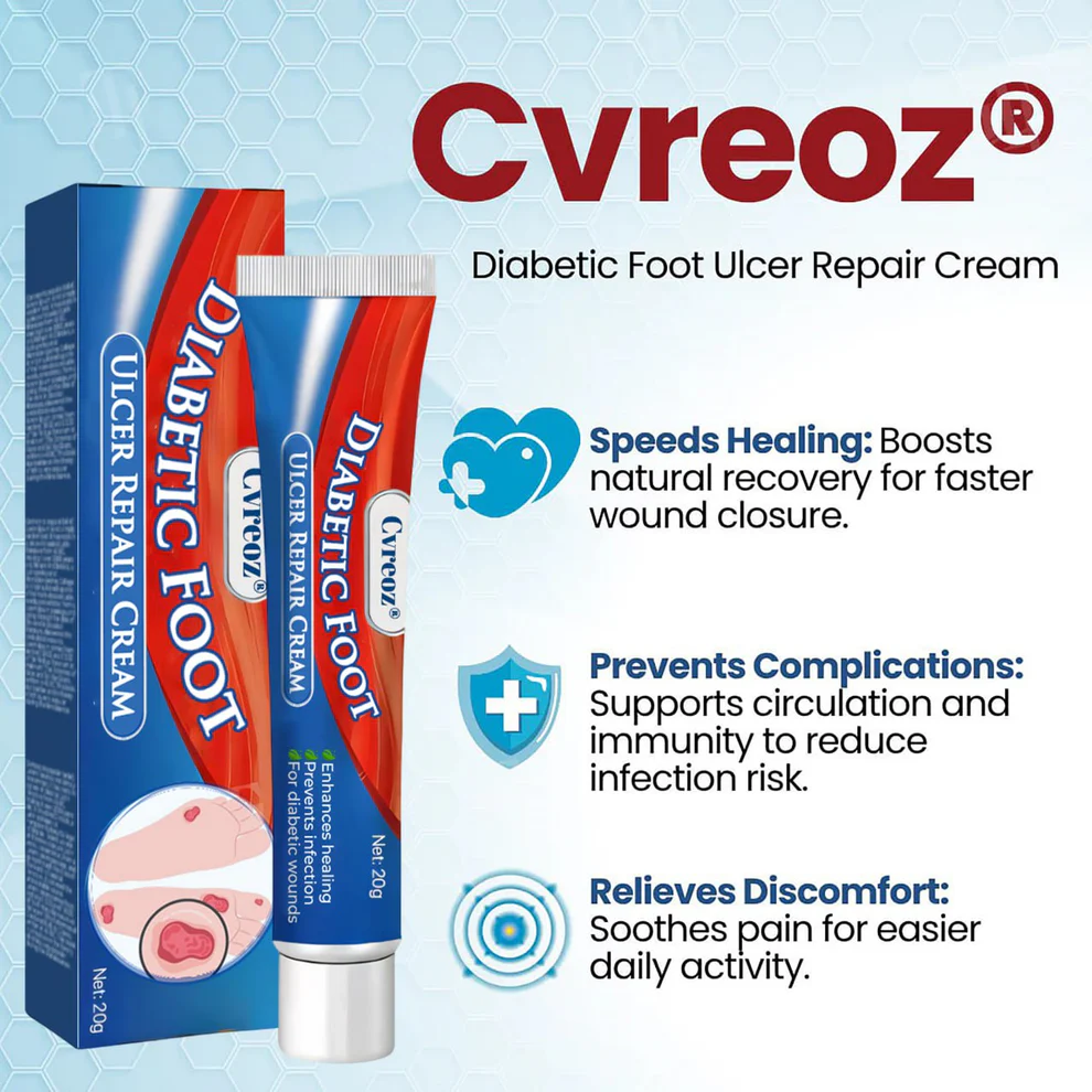 Cvreoz® Diabetic Foot Ulcer Repair Cream 5 Cvreoz® Diabetic Foot Ulcer Repair Cream