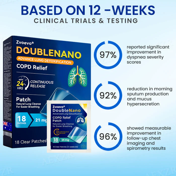 Zvoevo® DoubleNano COPD Relief Patch 8 Zvoevo® DoubleNano COPD Relief Patch