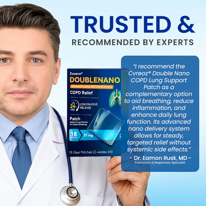 Zvoevo® DoubleNano COPD Relief Patch 7 Zvoevo® DoubleNano COPD Relief Patch