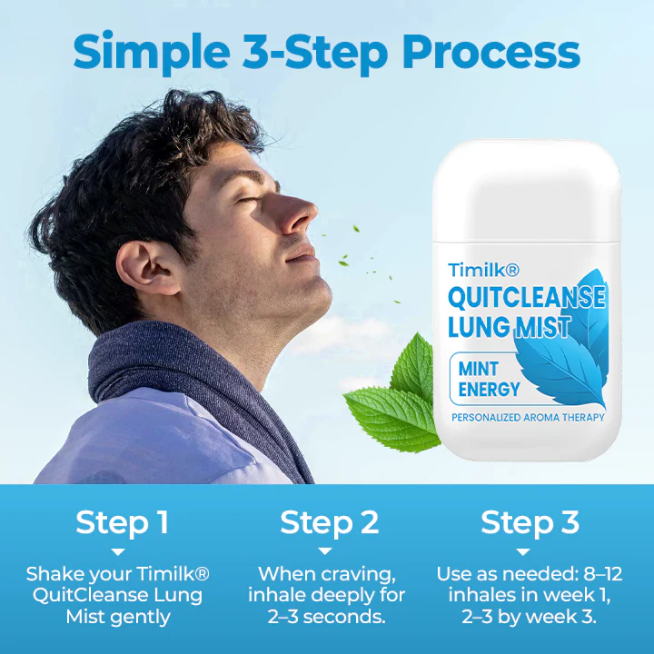 Timilk® QuitCleanse Lung Mist — Break Free From 2 Timilk® QuitCleanse Lung Mist — Break Free From