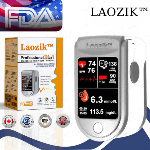 Laozik™ Professional 3-in-1 Blood Glucose & Body Health Monitor