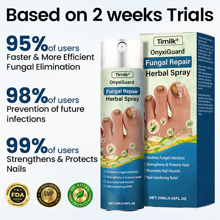 Timilk® OnyxiGuard Fungal Repair Herbal Spray 8 Timilk® OnyxiGuard Fungal Repair Herbal Spray