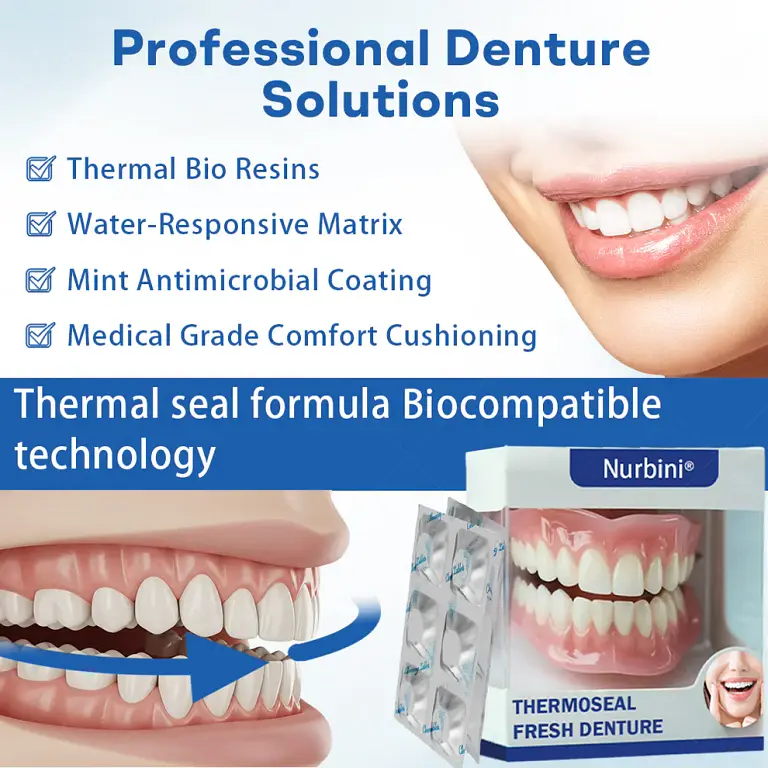 Nurbini® ThermoSeal Fresh Denture 8 Nurbini® ThermoSeal Fresh Denture