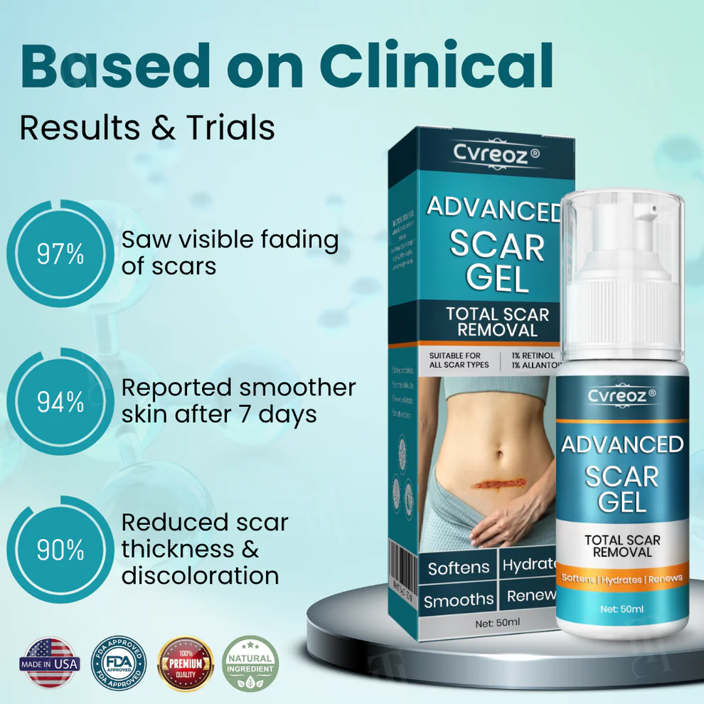Cvreoz® Advanced Scar Gel 6 Cvreoz® Advanced Scar Gel