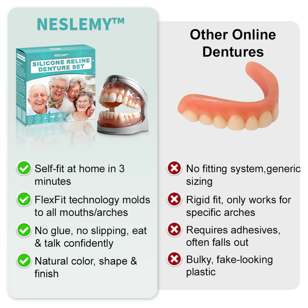 NESLEMY™ Advanced Customized Full Denture Set 8 NESLEMY™ Advanced Customized Full Denture Set