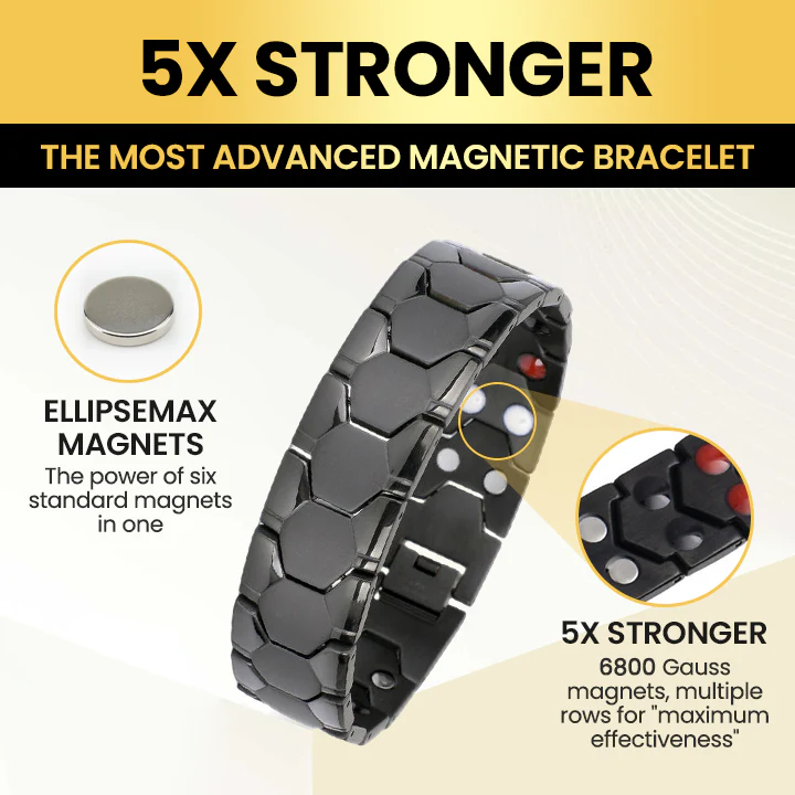 Czticle® TherapyMax Elite Magnetic Wellness Bracelet 7 Czticle® TherapyMax Elite Magnetic Wellness Bracelet