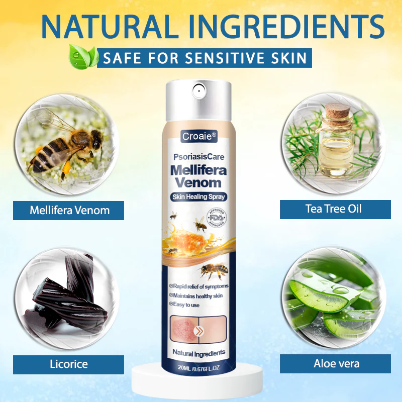 Croaie® PsoriasisCare Mellifera Venom Skin Healing Spray 11 Croaie® PsoriasisCare Mellifera Venom Skin Healing Spray