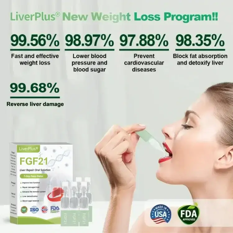 LiverPlus® FGF21 Liver Support Weight Loss Oral Solution 9 LiverPlus® FGF21 Liver Support Weight Loss Oral Solution