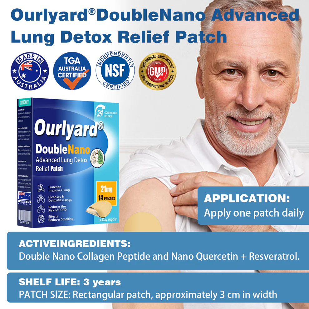 Ourlyard® DoubleNano Advanced Lung Detox Relief Patch 3 Ourlyard® DoubleNano Advanced Lung Detox Relief Patch