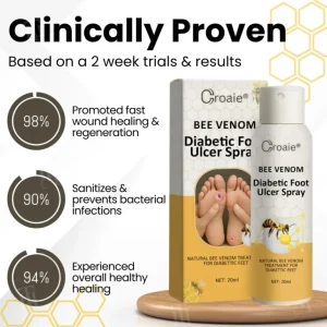 Croaie® Bee Venom Diabetic Foot Ulcer Spray 10 Croaie® Bee Venom Diabetic Foot Ulcer Spray