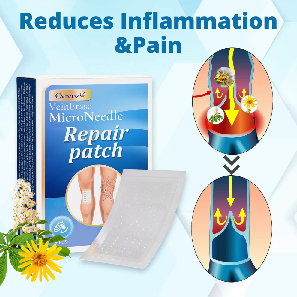 Cvreoz® VeinErase MicroNeedle Repair Patch 5 Cvreoz® VeinErase MicroNeedle Repair Patch