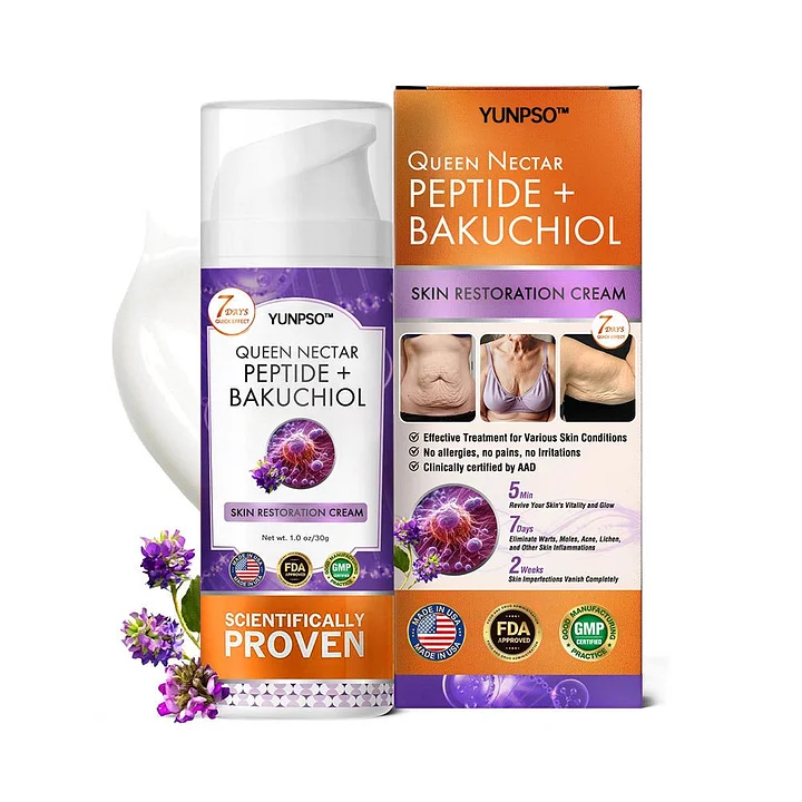 YUNPSO™ Queen Nectar Peptide + Bakuchiol Skin Restoration Cream 3 YUNPSO™ Queen Nectar Peptide + Bakuchiol Skin Restoration Cream