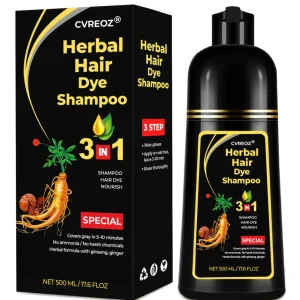 Cvreoz® 3-in-1 Black Hair Dye Shampoo